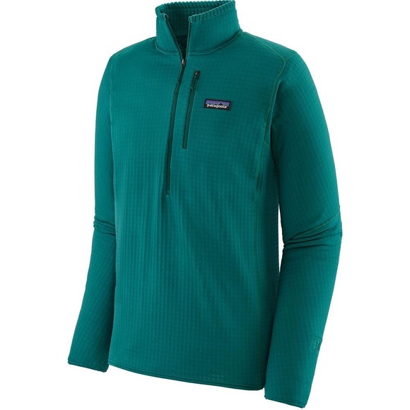 Patagonia R1 Fleece Pullover Men's - Teal - Picture 1 of 5
